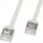 ROLINE cabo de rede U/FTP Cat.6A RJ45 ultra curto Cinzento 2m - Rede - FTP (21.15.4502)