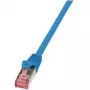 Cabo de rede LogiLink Cat6 S/FTP RJ-45 7,5 m azul