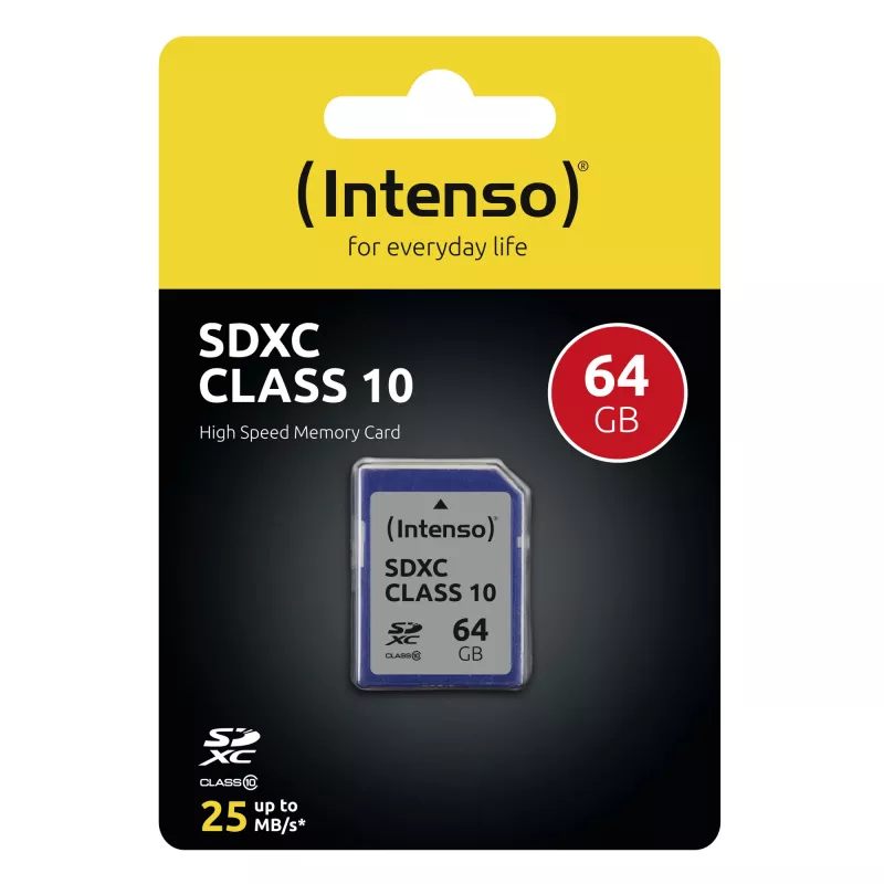 CARTÃO SDXC 64GB C10/3411490 INTENSO