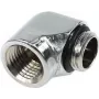 Alphacool HF Conector em L G1/4 macho para G1/4 fêmea - cromado (17044)
