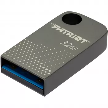 Patriot FLASHDRIVE Tab300 32GB USB 3.2 120MB/s, mini, alumínio, prateado