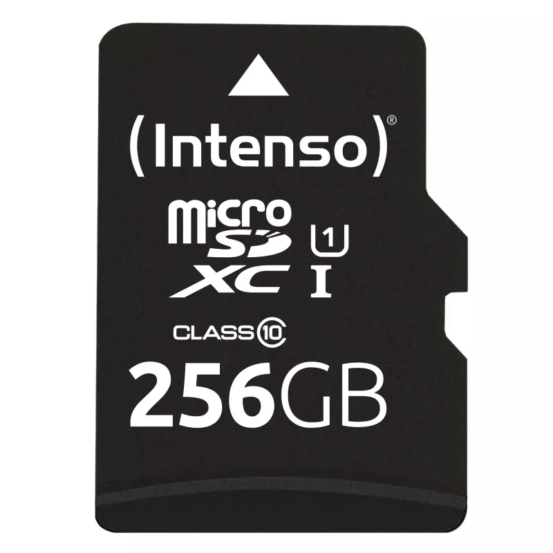 Memória flash Intenso 256 GB UHS-I microSD Performance Classe 10