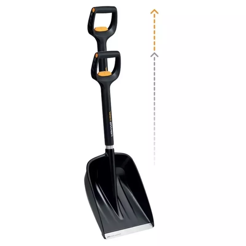 Pá de neve automóvel Fiskars com cabo telescópico X-SERIES
