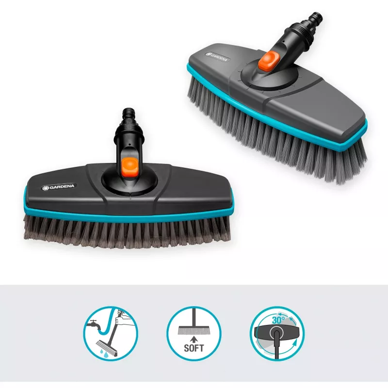 Gardena Cleansystem escova com cabo soft, 18810-20