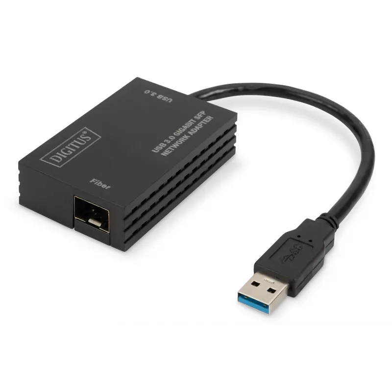 Adaptador de rede SFP Digitus DN-3026 USB 3.0 Gigabit