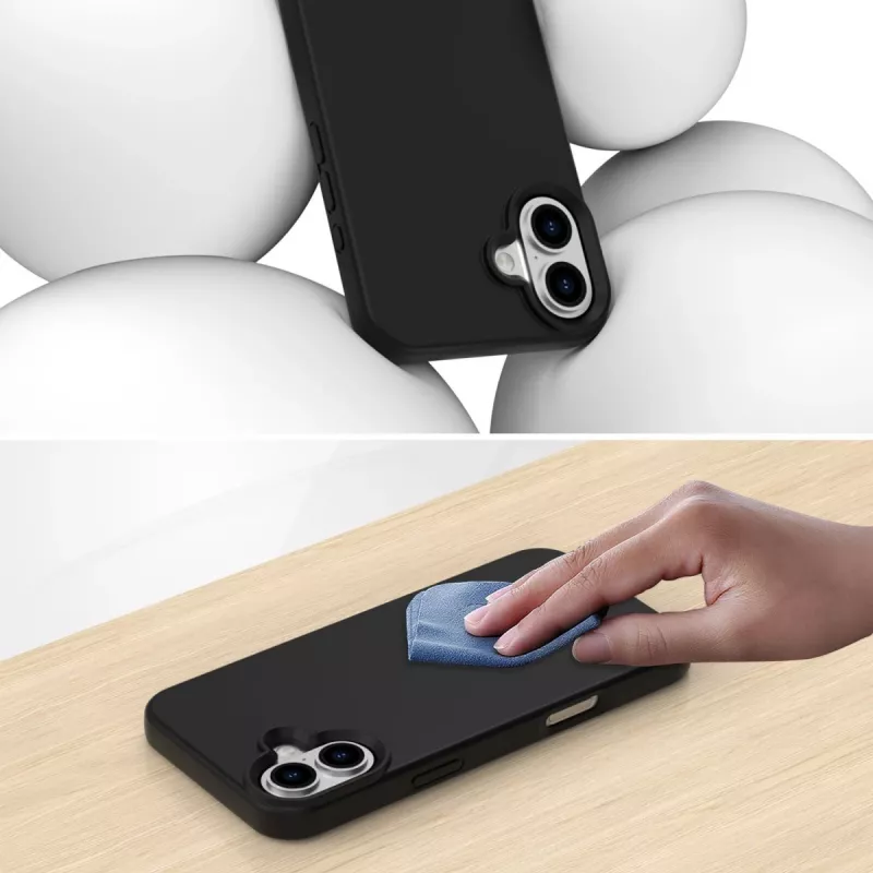 Capa de silicone 4smarts Cupertino para Apple iPhone 16 compatível com MagSafe