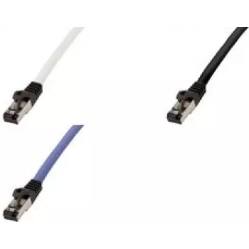 Logilink Professional PrimeLine - Cabo de patch - RJ-45 (M) para RJ-45 (M) - 20 m - 6,2 mm - S/FTP, PiMF - CAT 8.1 - 40-Gigabit-Ethernet, sem halogéneos - preto (CQ8113S)