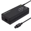 Carregador para bicicleta elétrica QOLTEC 36V–42V 2A com ficha GX12 de 3 pinos