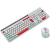 CANYON HSET-W5 EN teclado + rato AAA+AA sem fios branco