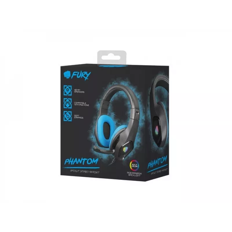 Headset gaming Fury Phantom para Xbox One e PlayStation 4