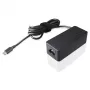 Fonte de alimentação Lenovo GX20N20875 Interior 45 W Preto