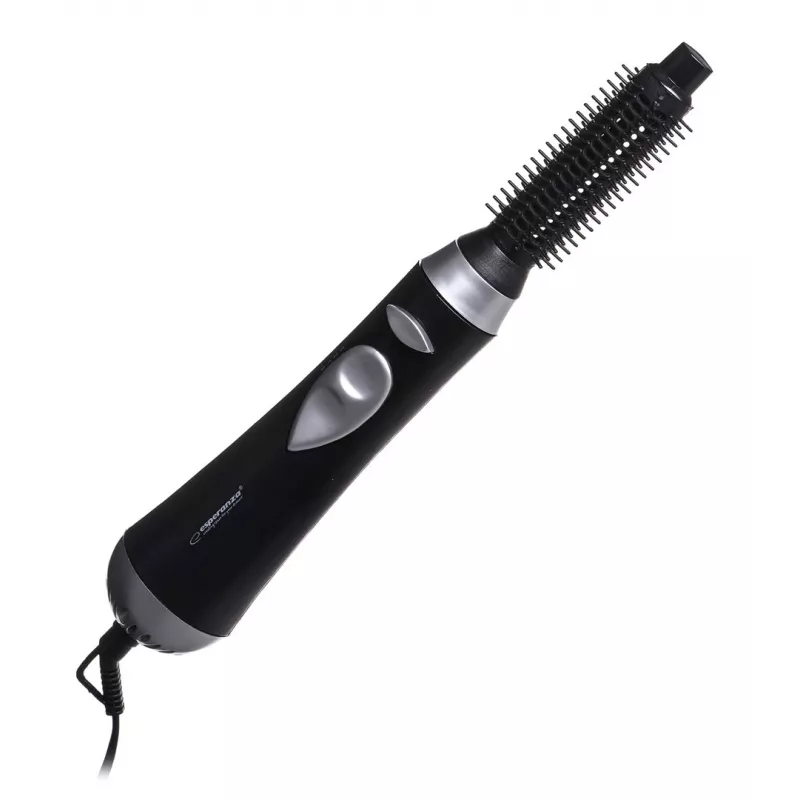 Escova de ar quente ESPERANZA EBL001K — 400 W, 3 velocidades, cabeça de escova 2,32 cm, cabo de 1,6 m, preta
