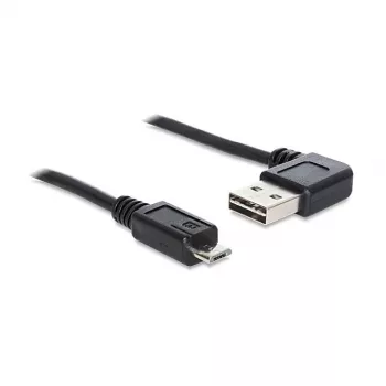 Cabo USB DeLOCK 1 m USB 2.0 A - Micro-B m/m preto
