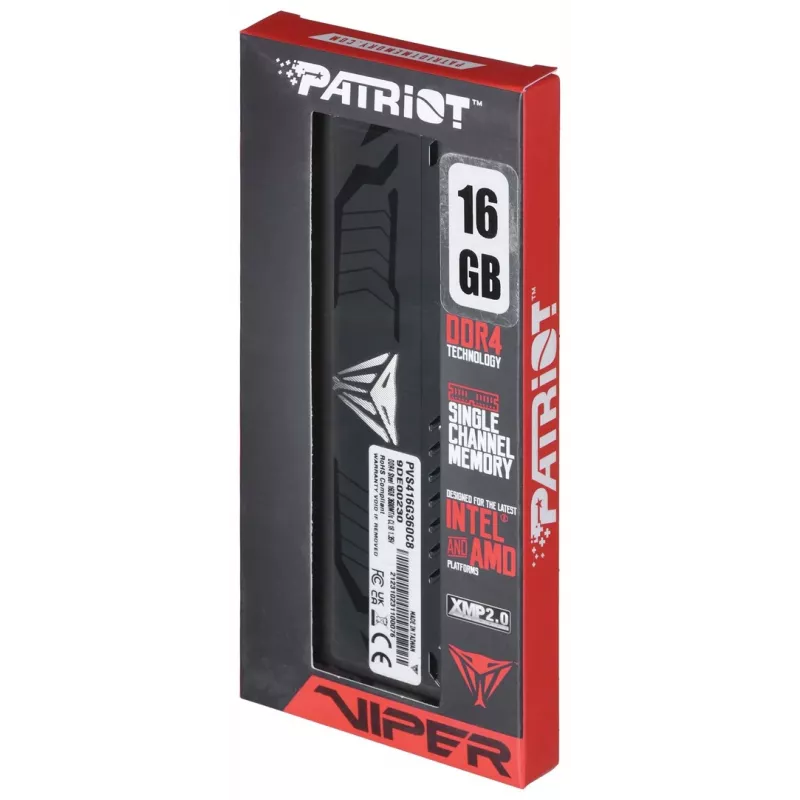 Memória RAM Patriot Memory Viper Steel DDR4 16 GB 3600 MHz