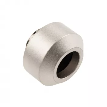 Racord OPTIMUS para tubos rígidos de 12 mm, acabamento níquel satinado