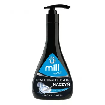 Bálsamo para lavar louça Mill Hipoalergénico Linho 555 ml - Mill detergente para louça, fórmula suave
