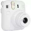 Máquina fotográfica instantânea Fujifilm Instax Mini 12 branca — impressões 86×54 mm, distância focal 60 mm, pilha AA