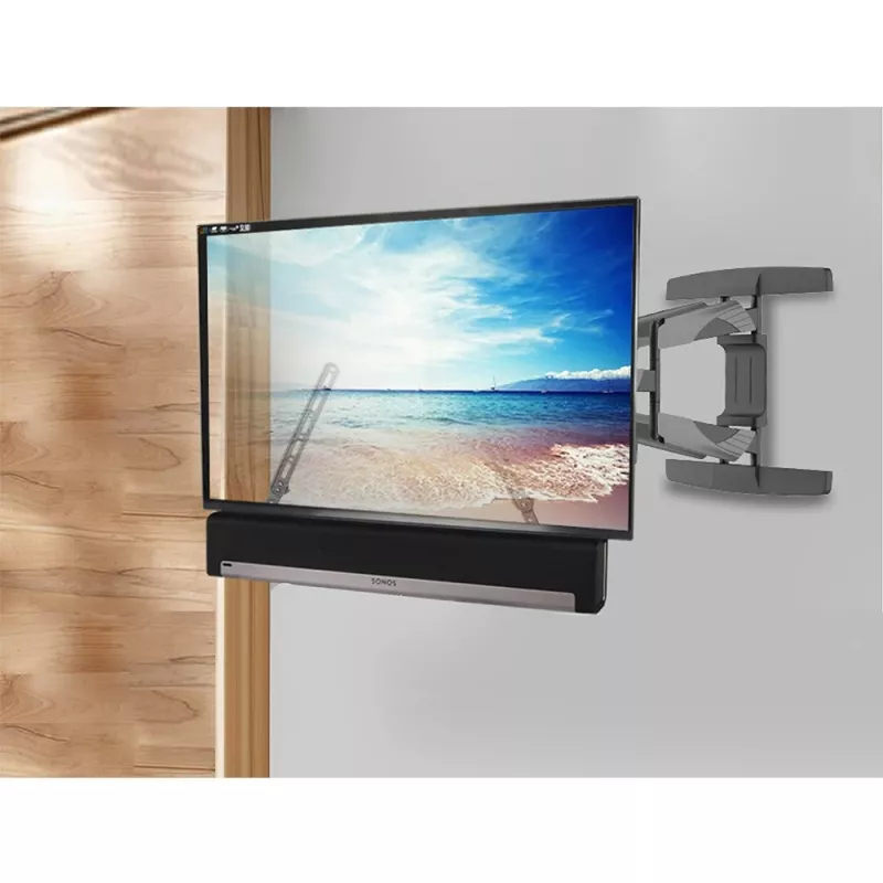 Maclean MC-912 suporte universal para barra de som de TV, VESA 23–65, até 15 kg