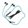 Auscultadores in-ear com design de fecho e microfone