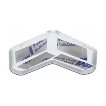 Proteção de arestas autoadesiva DeLOCK 40 x 40 x 13 mm transparente