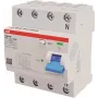 ABB Stotz S&J Interruptor diferencial tipo B 4P 40A, 30mA, 3kA, 4TE F204B-40/0,03-4TE (2CSF204568R1400)