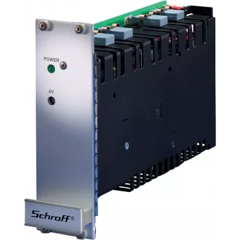 Schroff Maxpower - fonte de alimentação (rack - montável em rack) - AC 90-254/ DC 100-360 V - 102 Watt - PFC ativo - 3U - 48,3 cm (19) (13100116)