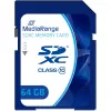 MediaRange - Cartão de memória flash - 64GB - Class 10 - SDXC - Azul (MR965)