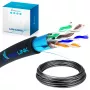 Cabo de rede Extralink CAT5E FTP (F/UTP) 50M preto