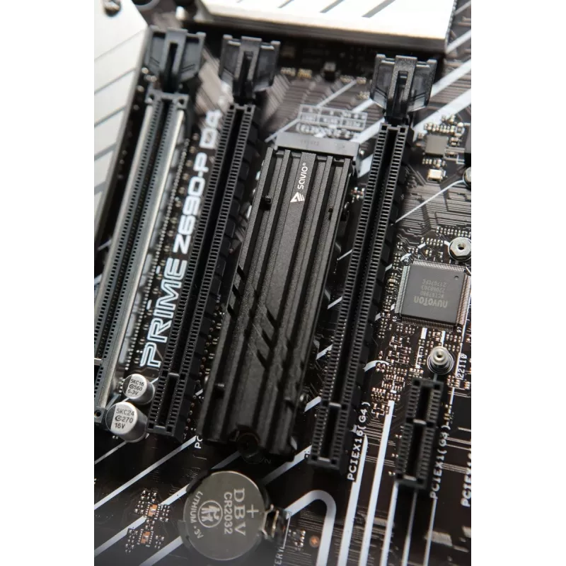 SAVIO AK-60 dissipador para unidades M.2 NVMe 2280, preto
