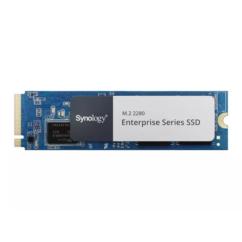 SSD NVMe M.2 interno SYNOLOGY SNV5420-1600G — 1,6 TB, PCIe 4.0, 3000 MB/s leitura, 1000 MB/s escrita