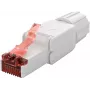 Ficha RJ45 CAT 6 Goobay para montagem no local UTP não blindada - para 5,0–8,5 mm (65942)
