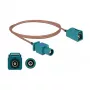 Cabo de antena FAKRA Z conector macho DeLOCK RG-316 1 m