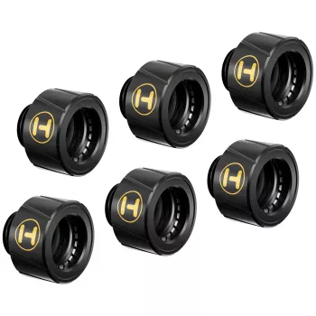 Acessório HYTE FIT-001 sistema de refrigeração de computador latão silicone aço preto