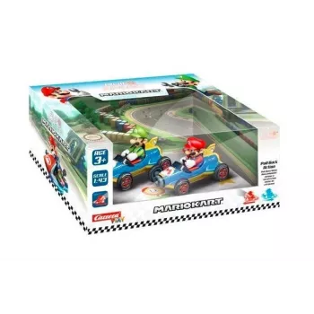 Conjunto de veículos pull-back Mario Kart Mach 8 Twinpack
