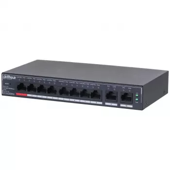 Dahua Technology SG4010P switch de rede gerido L2 Gigabit Ethernet (10/100/1000) Power over Ethernet (PoE) preto