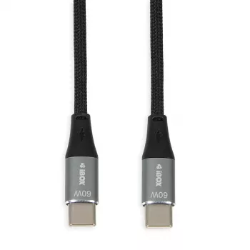 Cabo USB-C iBOX IKUTC 60W 2m preto