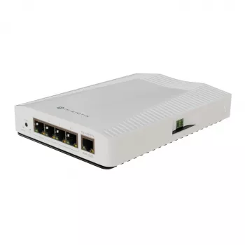Switch de rede Mikrotik CRS304-4XG-IN 10G Ethernet Power over Ethernet branco