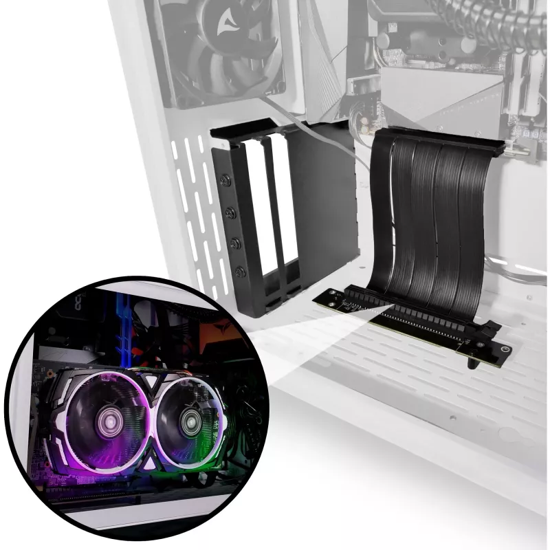 Sharkoon Compact VGCK, Riser Card (preto, para caixas de PC MS-Y/Z1000)
