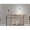Beper P201UTP117 candeeiro de mesa LED recarregável, 1,5 W, interruptor tátil, regulável, adaptador para garrafa de 33 mm, resistente à água, prateado