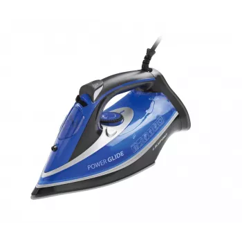 Ferro de engomar Blaupunkt HSI401 ferro a vapor base de aço inoxidável 2600 W azul, branco