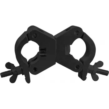 EUROLITE TPC-35S abraçadeira móvel preta — abraçadeira de iluminação para travessas e tubos