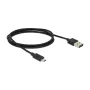 Cabo USB DeLOCK 83844 USB 2.0 1 m USB A Micro-USB B preto
