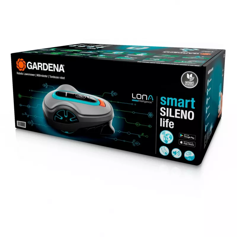 Robô corta-relvas Gardena smart SILENO life