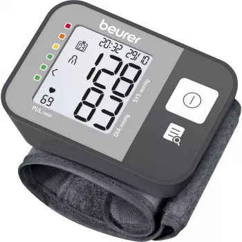 Medidor de tensão arterial de pulso Beurer, totalmente automático, memória 2x60, deteção de arritmia (659.04)