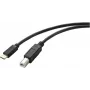 Cabo USB Renkforce RF-5720420 2 m USB 2.0 USB-C USB-B preto (RF-5720420)