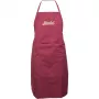 Avental de cozinha Berkel DV7700 unissexo vermelho algodão