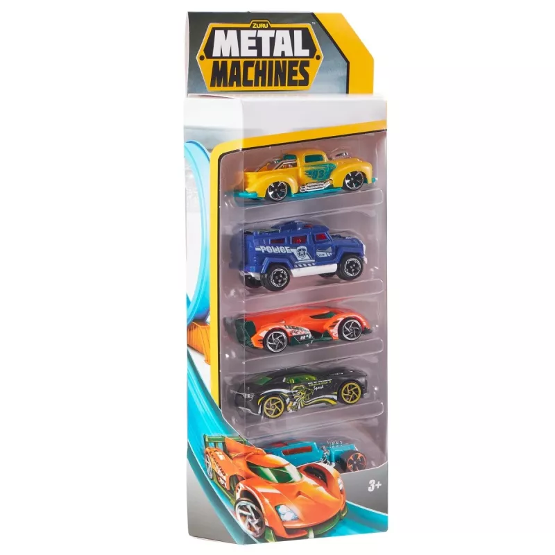 Zuru Metal Machines carros de metal fundido (5 un.) 1:64, série 2, sortidos