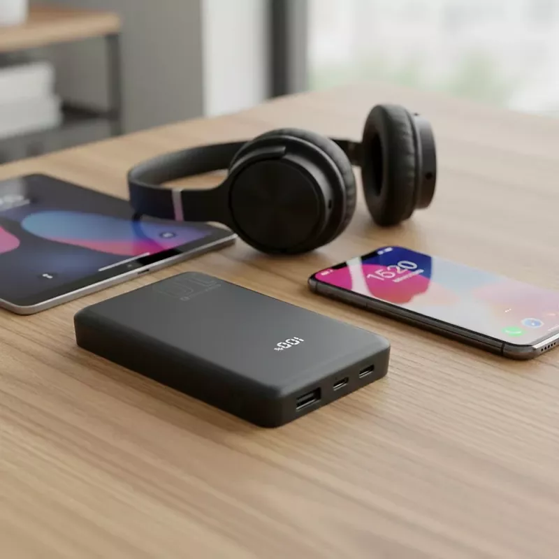 Powerbank portátil everActive EB-11QB 10.000 mAh, 2× USB-C 20W (QC4.0)