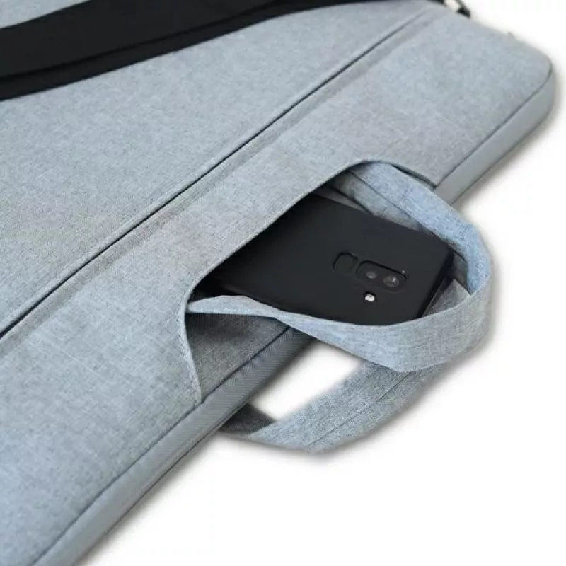 Mala para portátil Beline 16 – cinzenta, material resistente e leve, compatível com portáteis de 16 polegadas