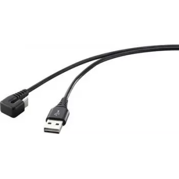 Renkforce Cabo de ligação USB 2.0, telefone (analógico) [1x ficha USB 2.0 A - 1x ficha USB 2.0 C] 1,00 m Preto (RF-4609276)
